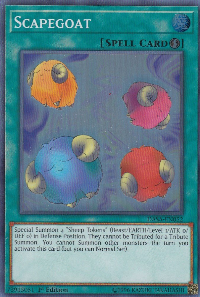 Amazon.co.jp: 遊戯王 DASA-EN052 スケープ・ゴート Scapegoat